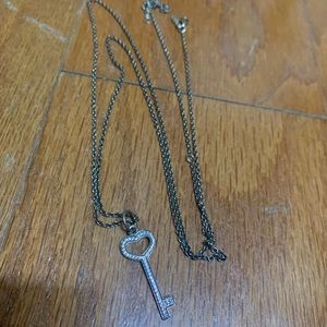 Floating Locket Heart Key Pandora Necklace
